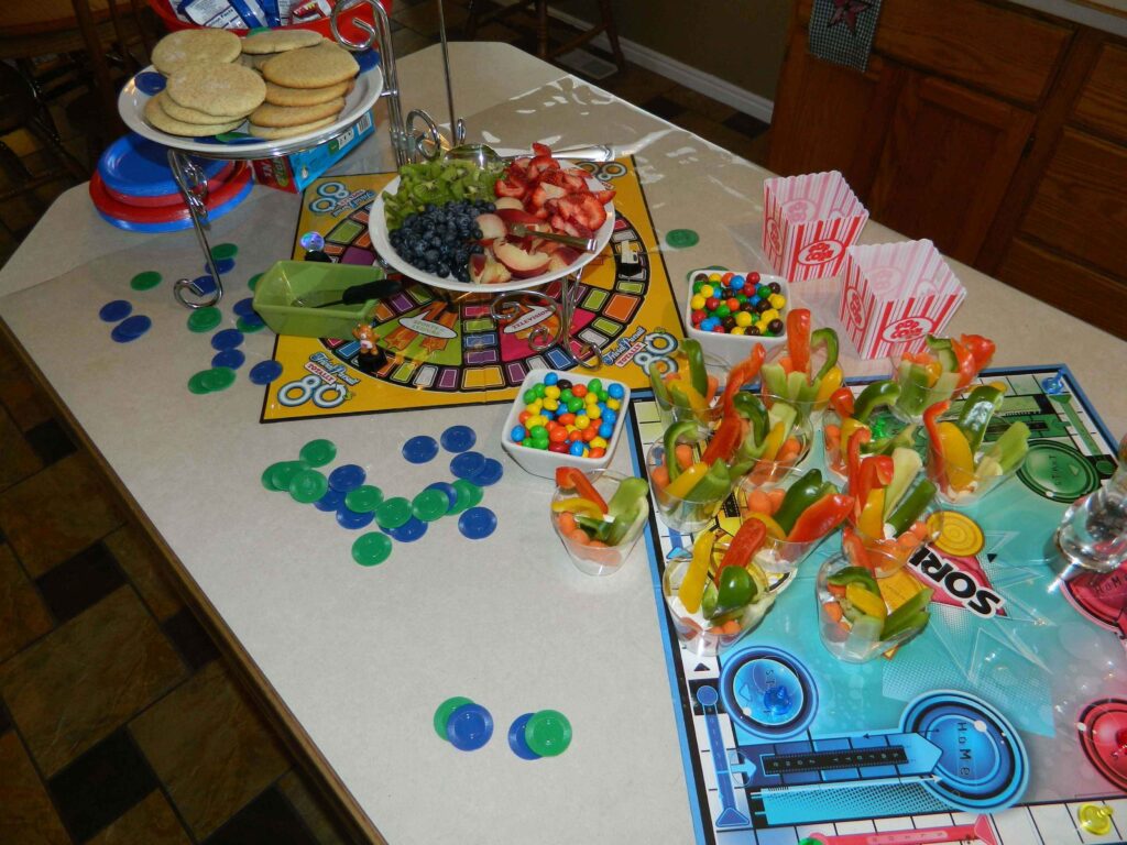 Board Game birthday party theme
