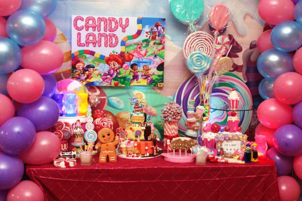 Candyland Wonderland Birthday Party Theme
