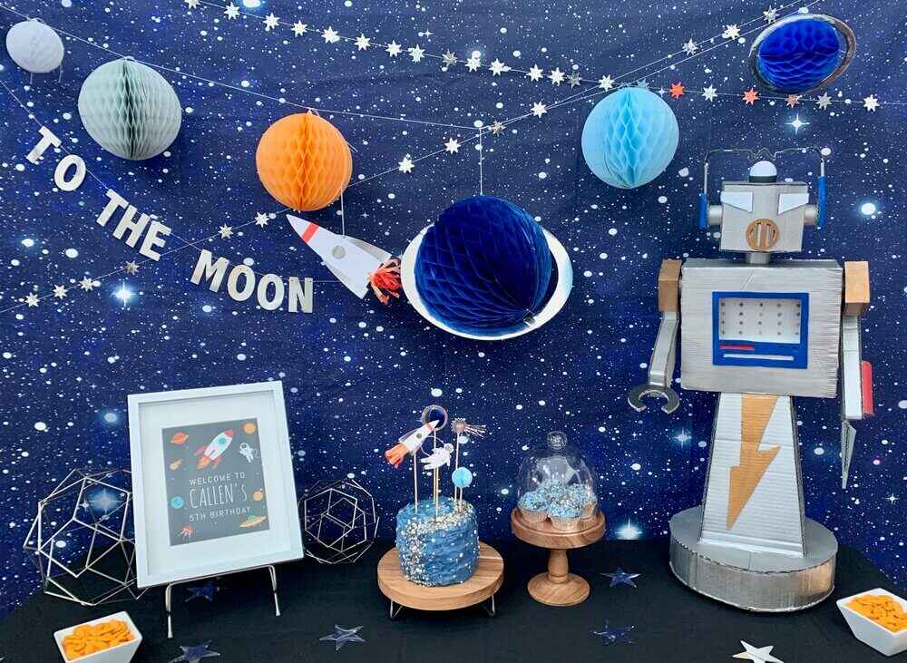 Galactic Space Odyssey Birthday Party Theme