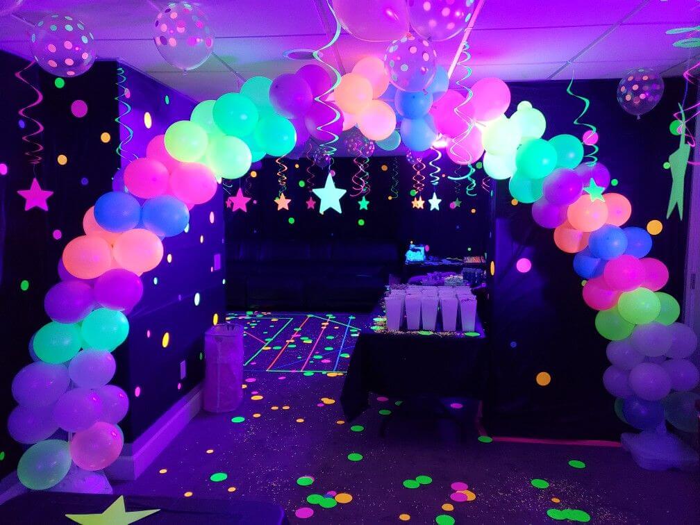 Glow-in-the-Dark Party Theme