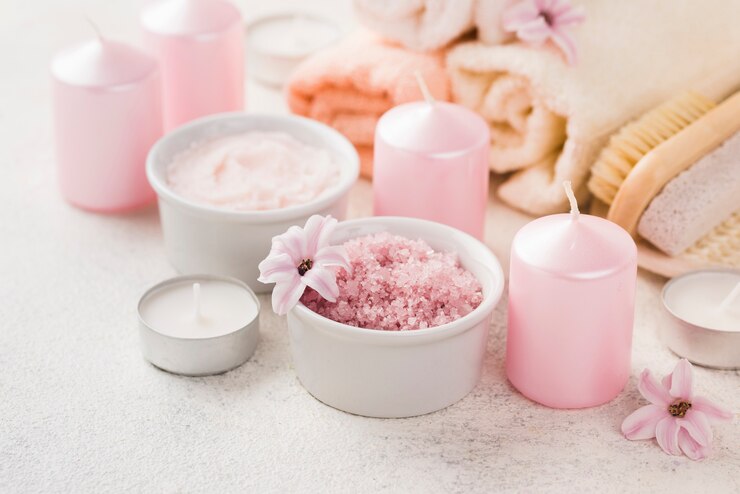 Scented Candle and Bath Bomb Set