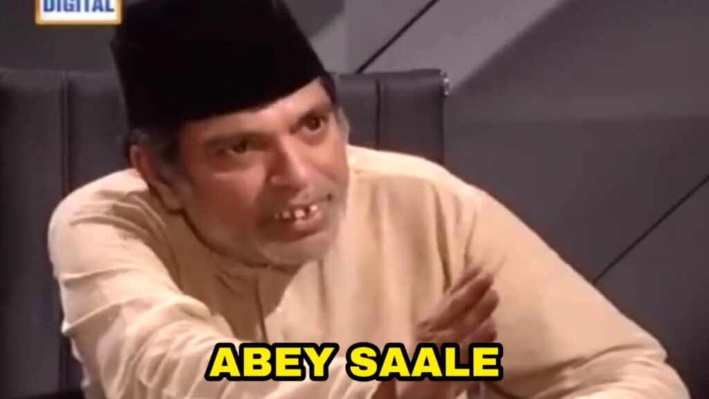 Abe Saale Meme