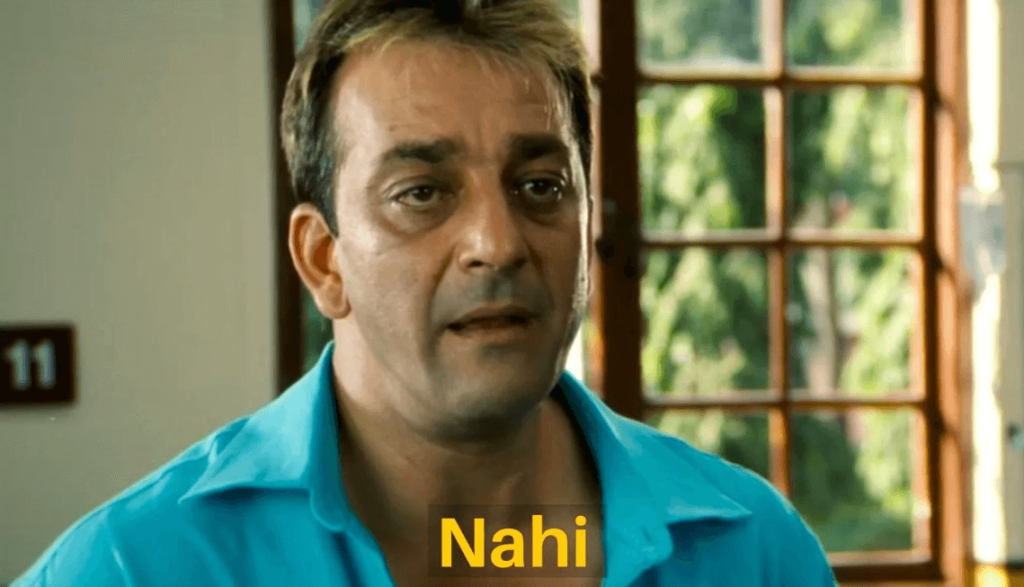 Sanjay Dutt Nahi Meme