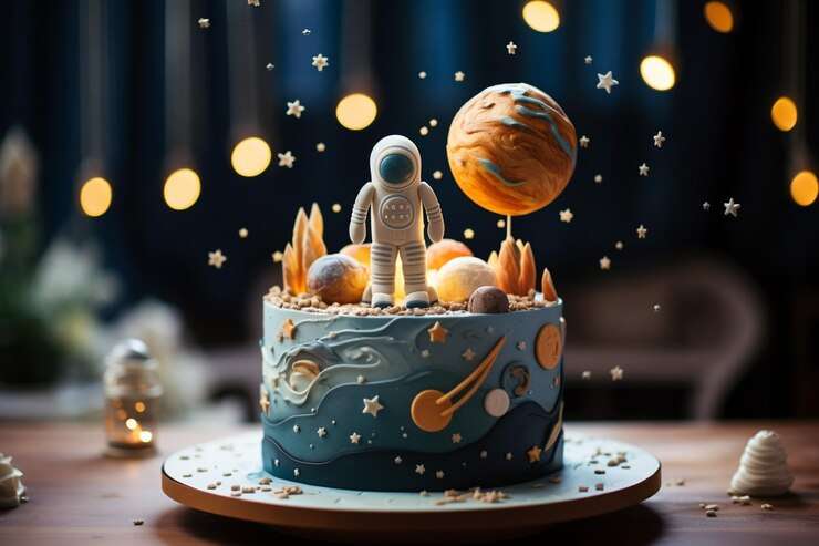 space theme cake idea