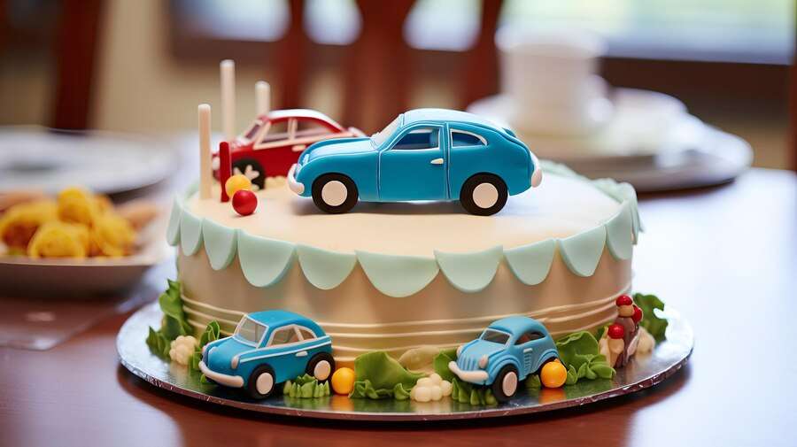 car theme cake idea